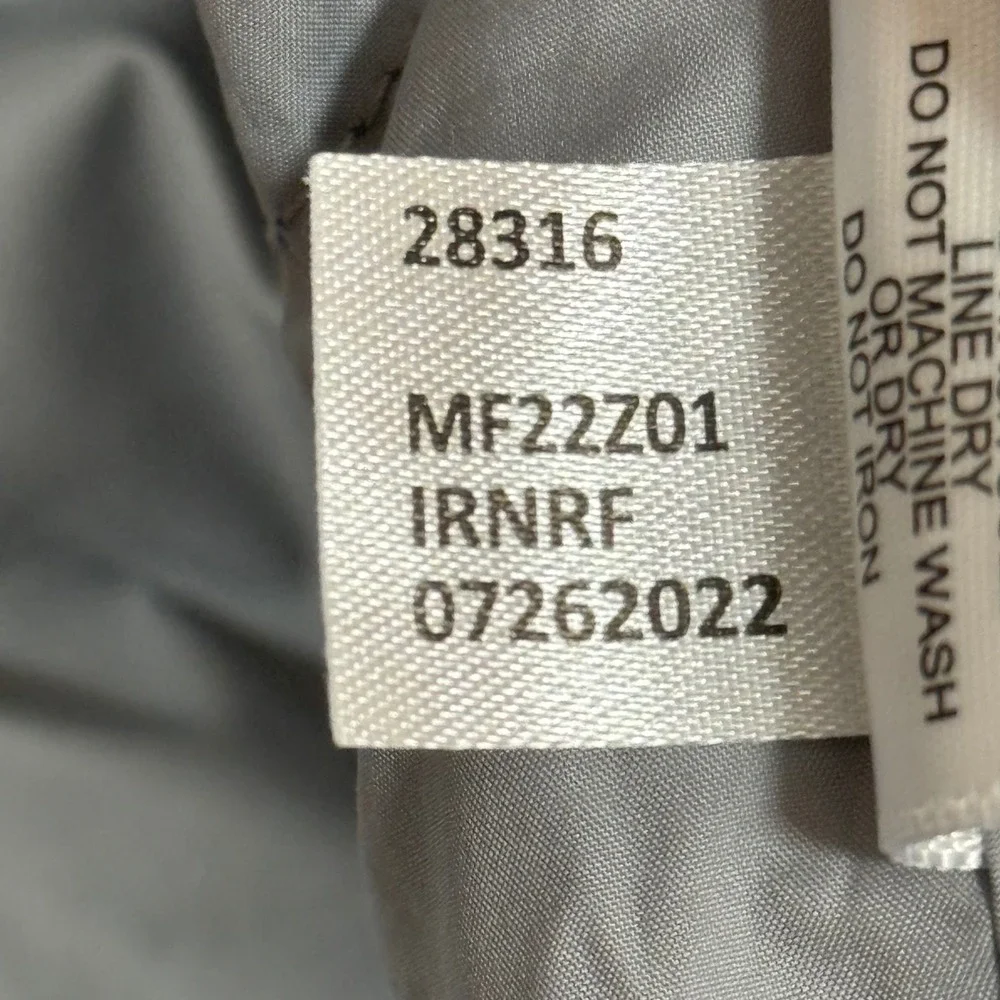 Peter Millar Mens XL Gray Camo Après Ski Puffer Vest Water Resistant MF22Z01